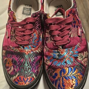 Vans x Opening Ceremony Satin Floral Sneakers – Rare Size 8.5W 7M